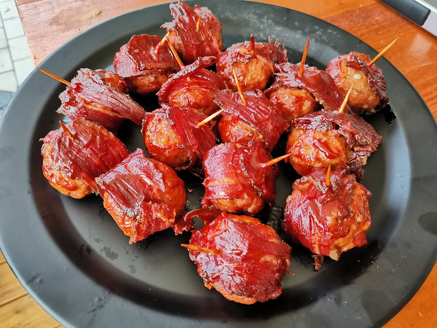 Pastrami Bällchen - smoking-barrels