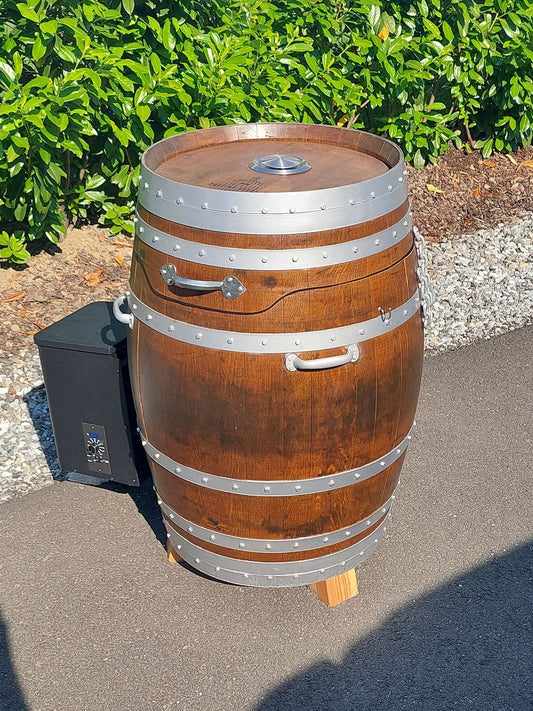 Technische Beschreibung – Weinfass-Smoker - smoking-barrels