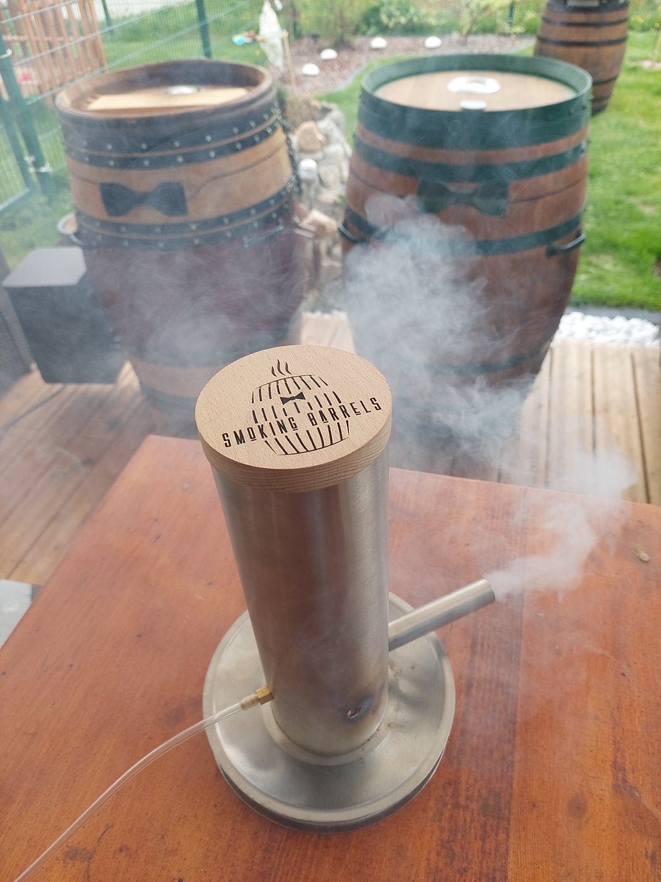 Kaltrauchgenerator KRG 850 mit individuellem Text oder Logo - smoking - barr